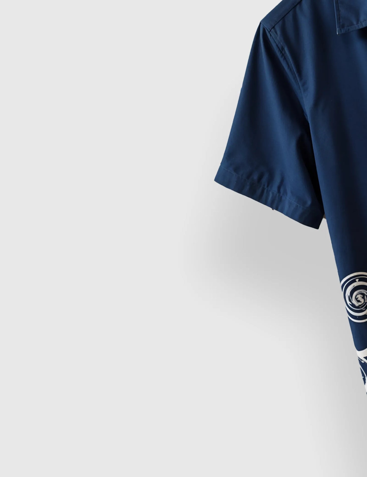 Blue Geometry Men's Half Sleeves Printed Shirt Exclusive