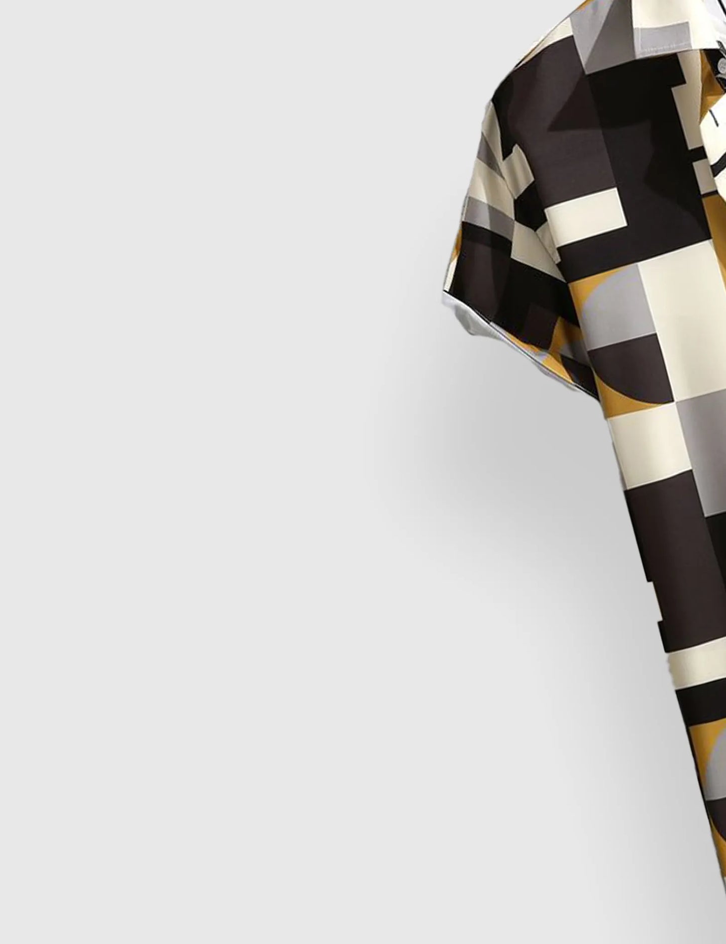 Minecraft Blocks Men's Half Sleeves Printed Shirt Exclusive